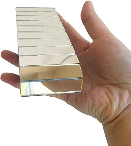 מלבני מראות פסיפס אריחי, עצמי דבק רול זכוכית פסיפס, פסיפס מראה כותרות, 94 יחידות אחד תיק