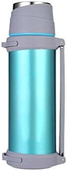 בקבוק תרמוס נירוסטה Twdyc בעל קיבולת גדולה, קל לנשיאה, קפה, מים, מתאים לקמפינג 2l כחול