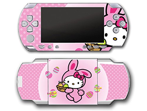 הלו קיטי ורוד פסחא ביצה ביצה משחק וידאו משחק ויניל מדבקות עור מדבקה עבור Sony PSP פלייסטיישן נייד שמנה מקורית 1000 מערכת