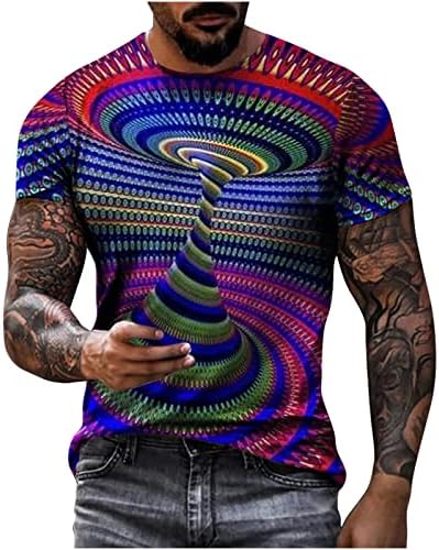 חולצות הדפס תלת מימדיות לגברים מגניבות חולצות טריק